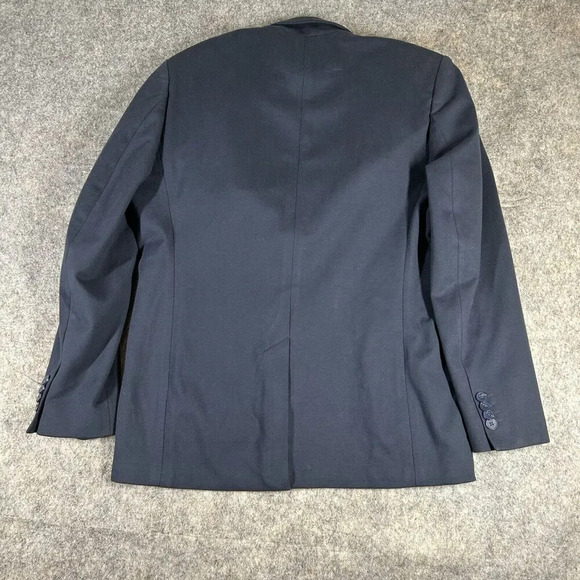 01.ALGO Blazer Mens Large Two Button Front Sport Coat Stretch Cotton Stitch Fix - Picture 7 of 9